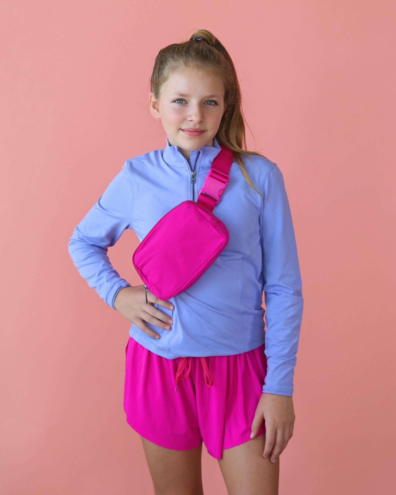 Hot pink belt bag hotsell