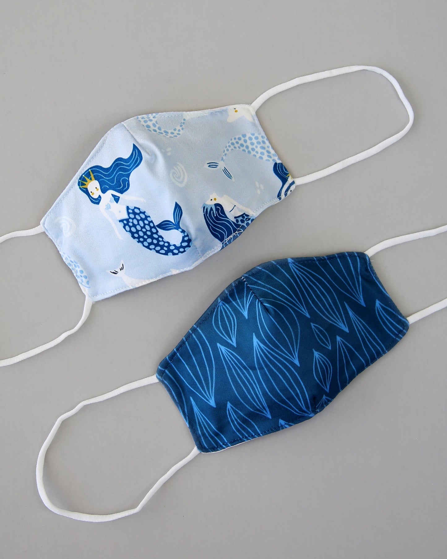 Mermaid Face Mask Set - Face Mask - Dust Face Mask - Glam Face Mask - Mermaid Masks