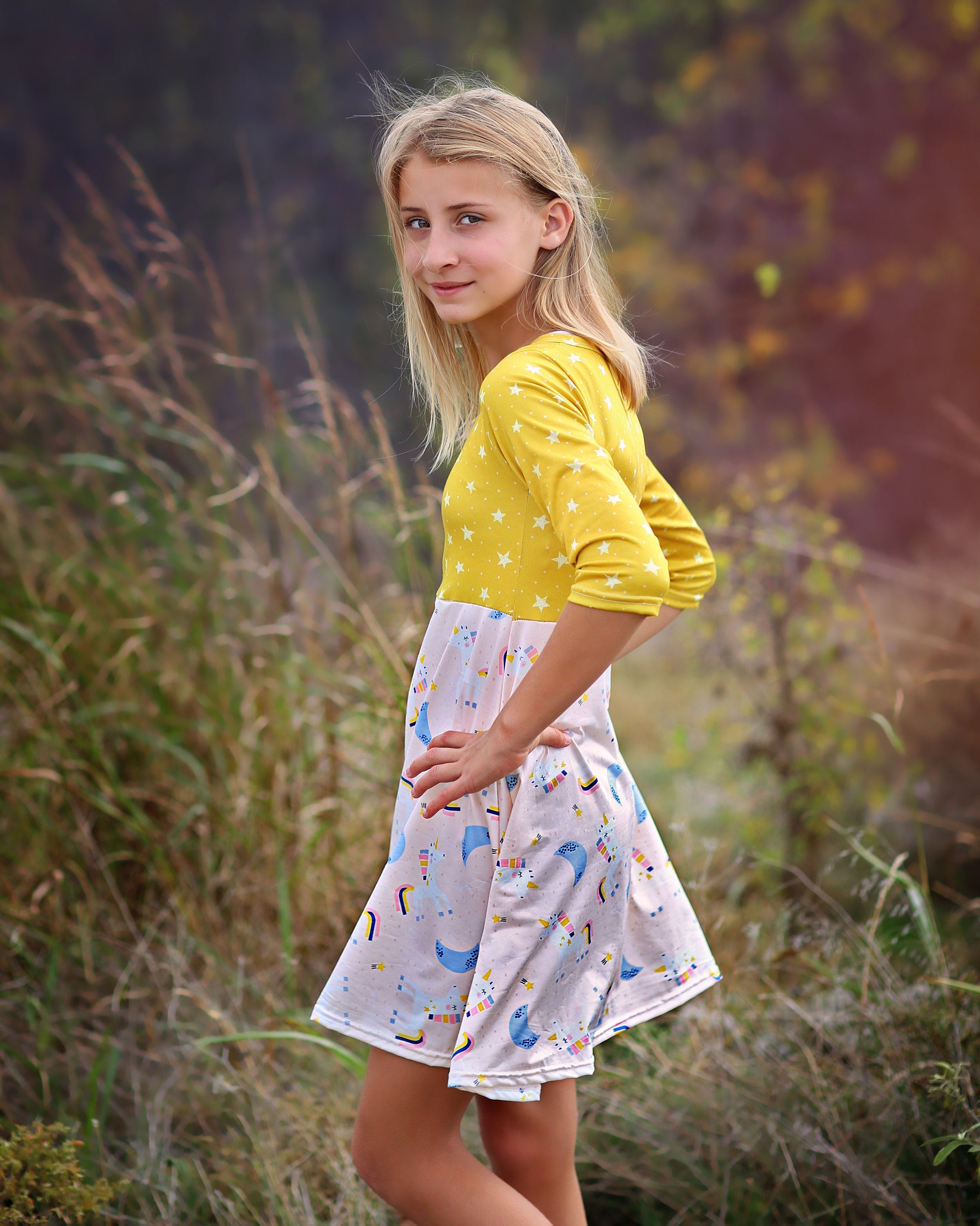 A-Line Dress - Girls Dress - Twirly Dress - Birthday Dress - Party Dre A-Line Dress - Girls Dress - Twirly Dress - Birthday Dress - Party Dre