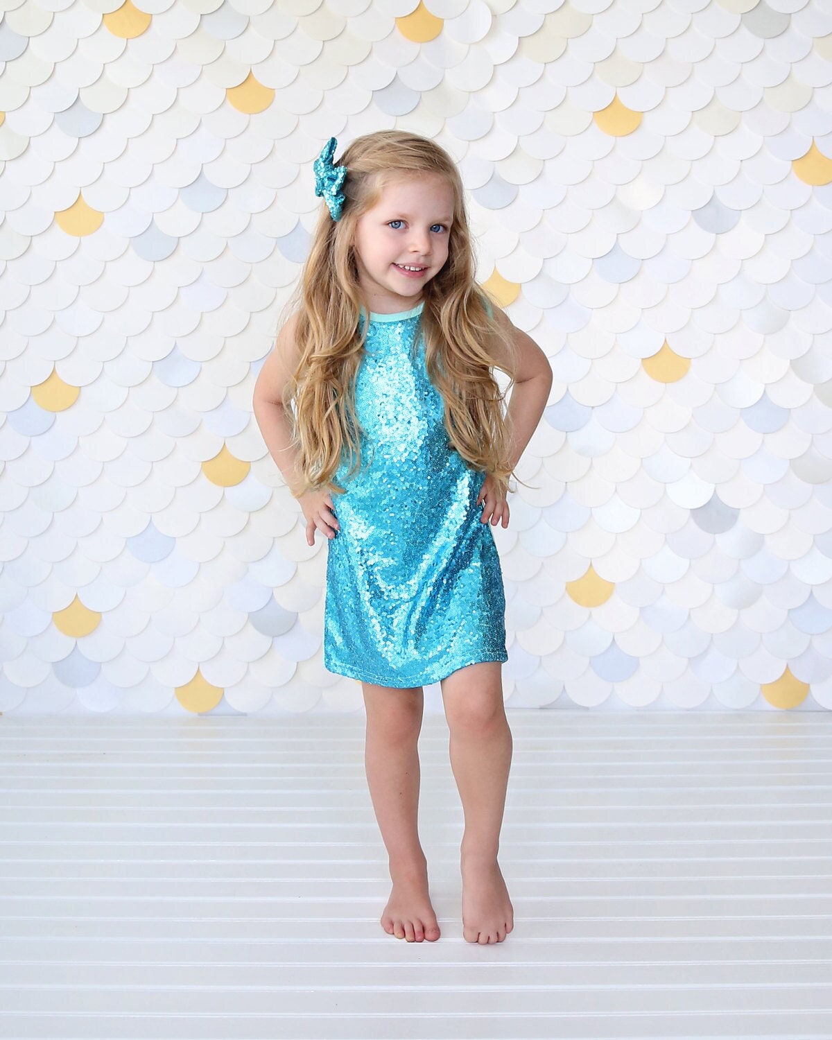 Turquoise Sequin Dress - Turquoise Sequin Tunic -Sequin Shift Dress - Whitney Elizabeth Turquoise Sequin Dress - Turquoise Sequin Tunic -Sequin Shift Dress - Whitney Elizabeth