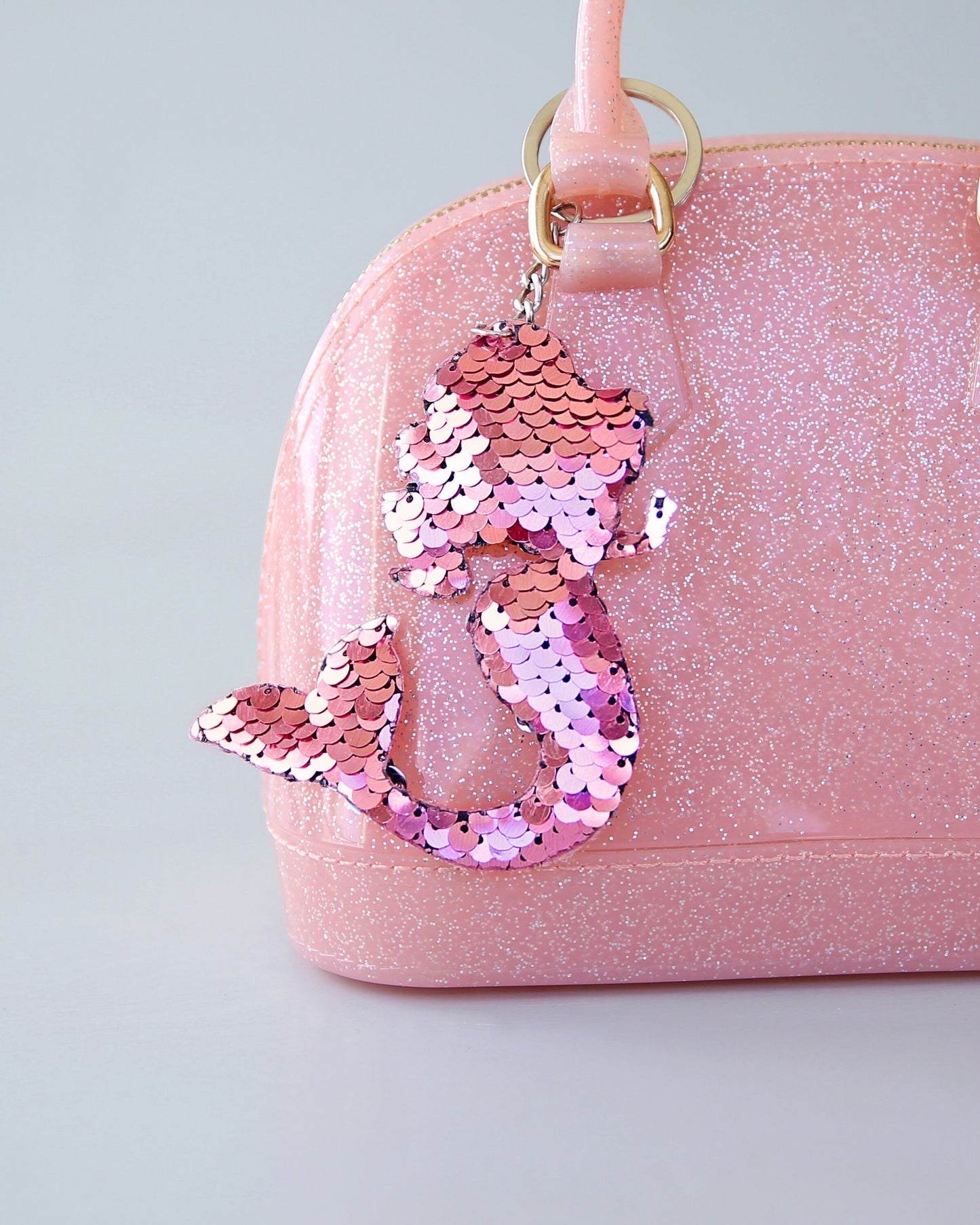 Mermaid Keychain - Mermaid Sequin Keychain - Mermaid Rainbow Sequin Keychain - Mermaid Keychain - Rainbow Mermaid - Keychain Gift - Gift