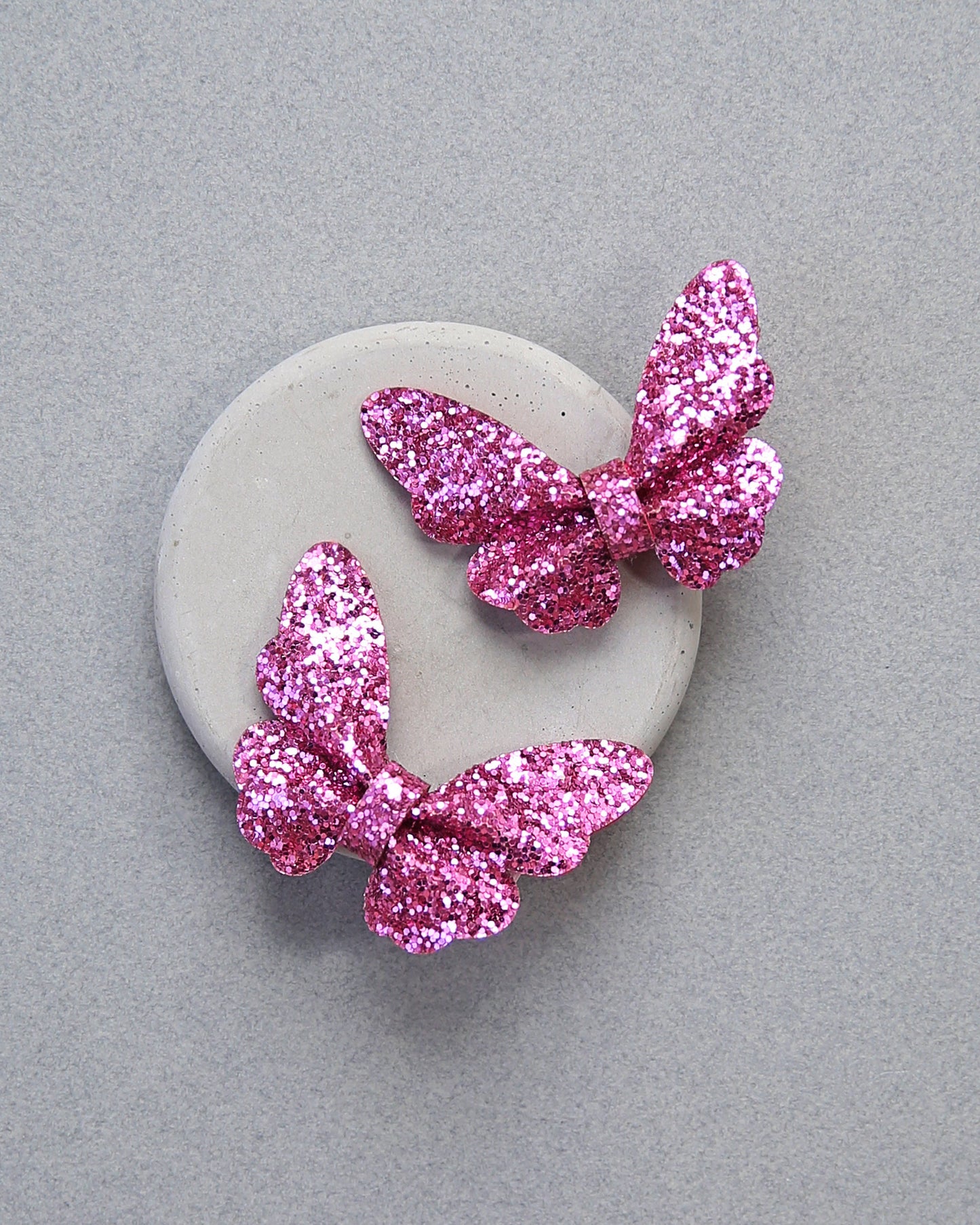 Girls Glitter Butterfly Clip Set -Sequin Bow Clip, Butterfly Hair clips, clip set, pigtail hair clips, Girls gift, butterfly bows, butterfly