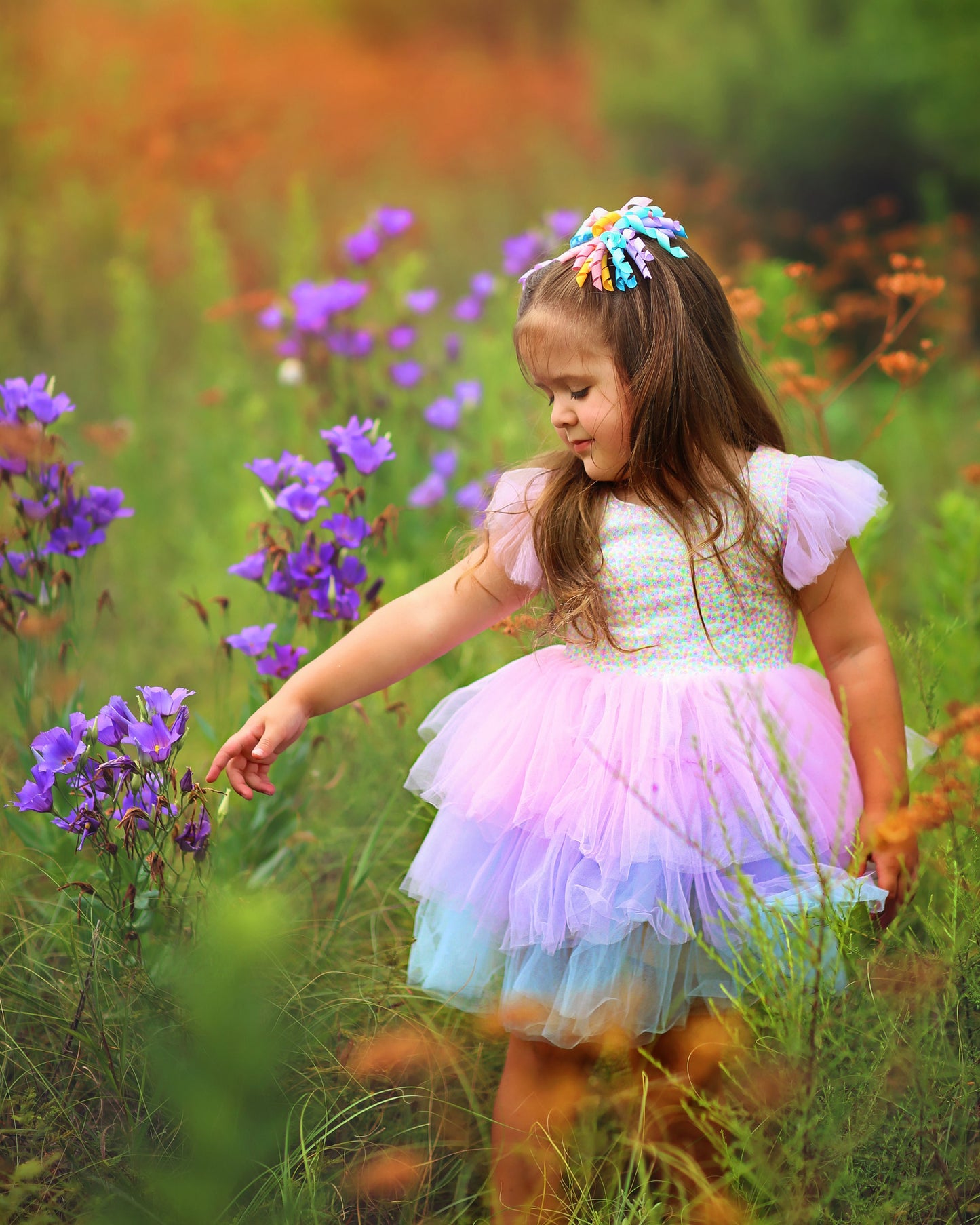 Sequin Tutu Dress in Pastels