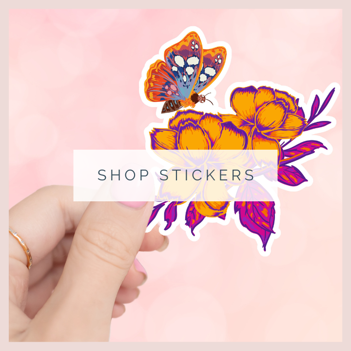 Peel, Stick, Love: Cute and Waterproof Vinyl Stickers for Every Surface