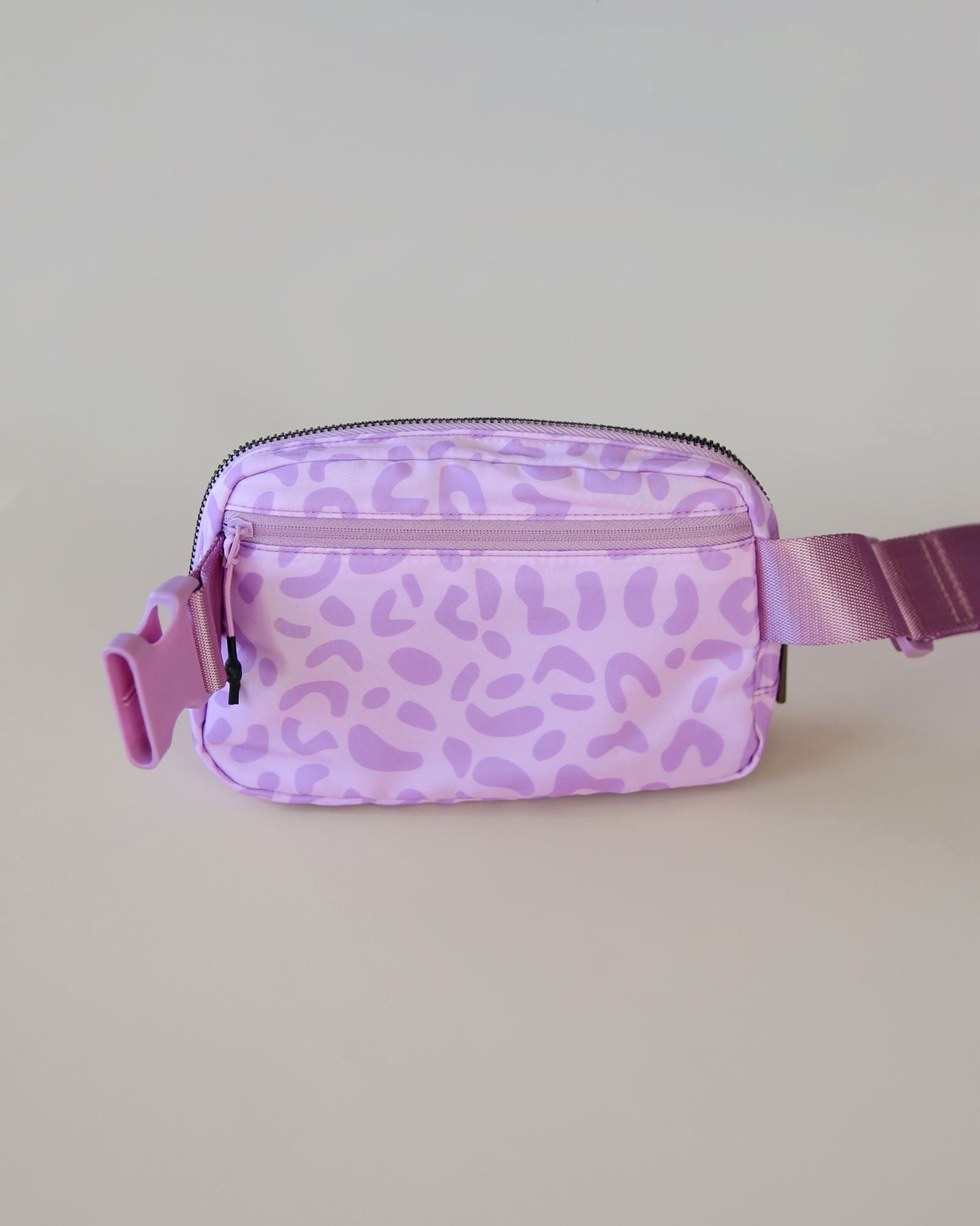 Leopard Lavender Belt Bag