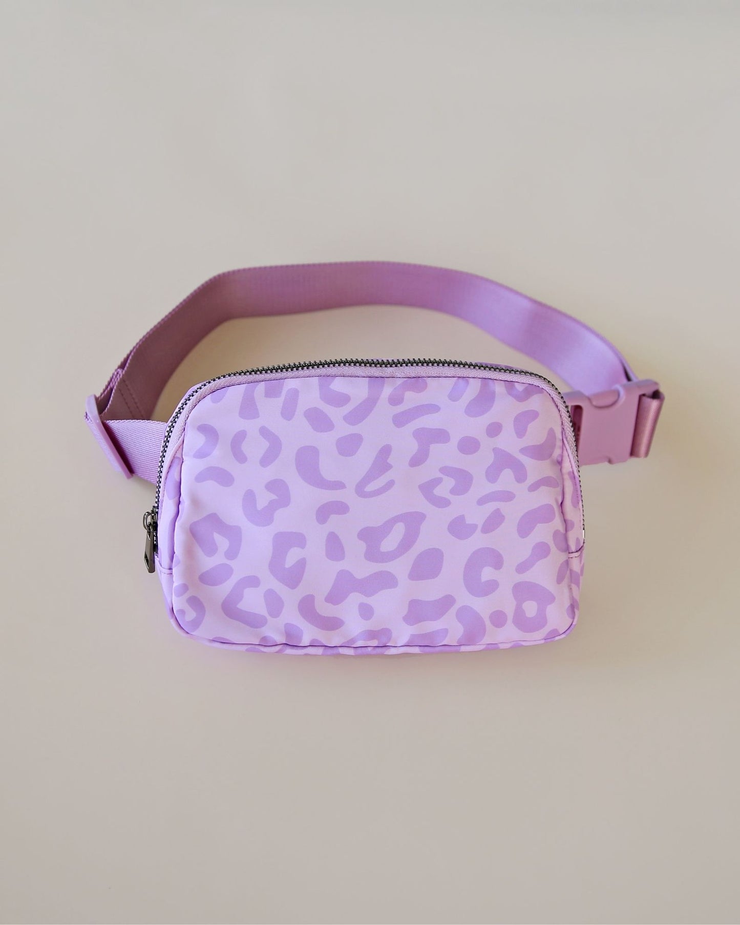 Leopard Lavender Belt Bag