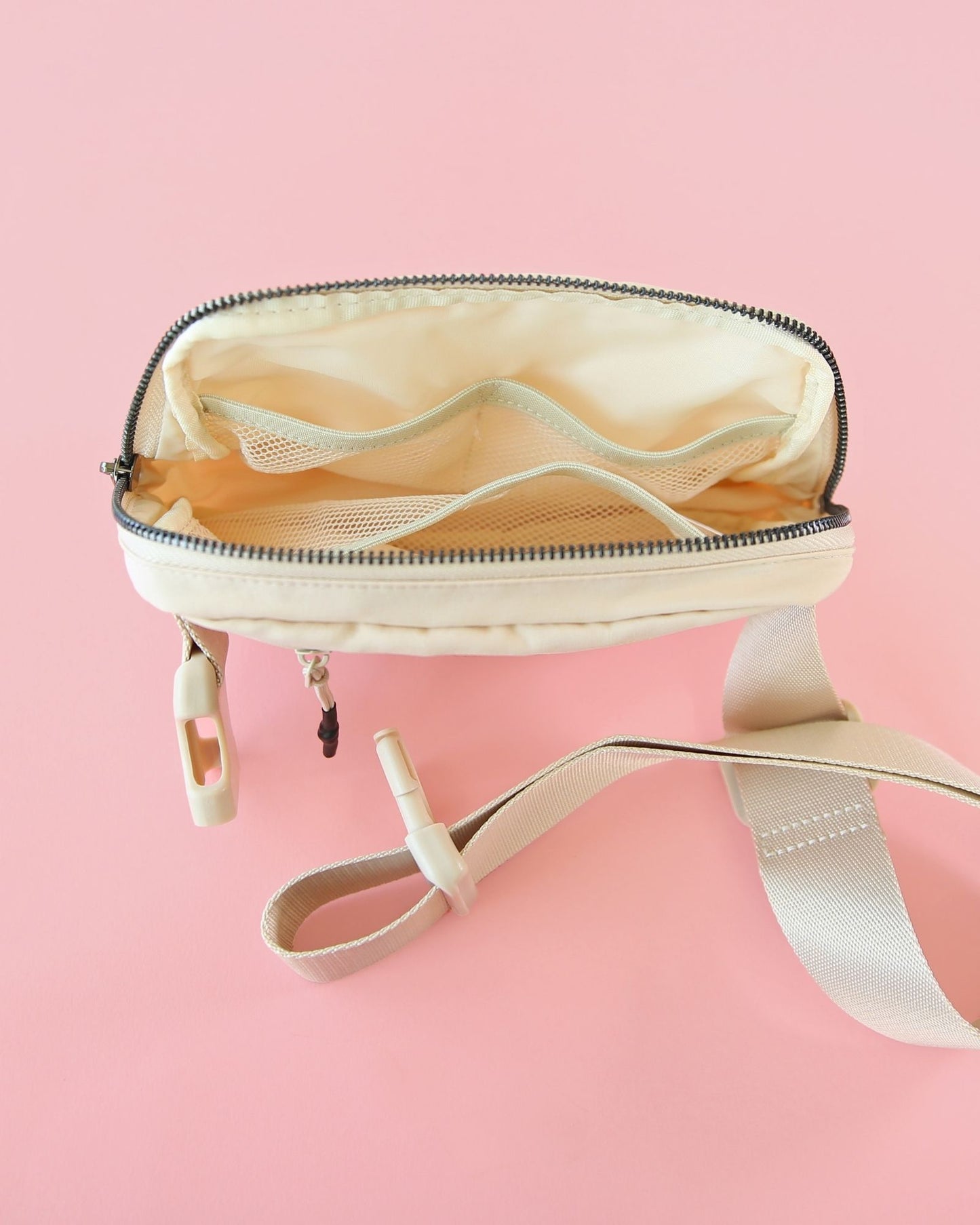 Cream Belt Bag