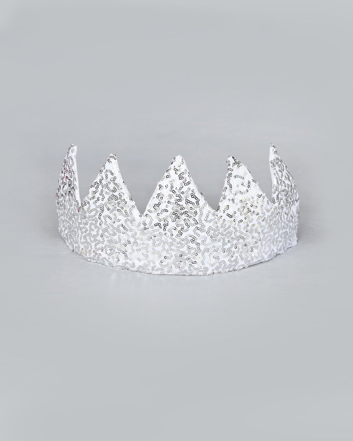 Dress Up Crown - Sequin Crown - Birthday Crown - Silver Sequin Crown - Silver Crown - Fits all - Reversible Crown