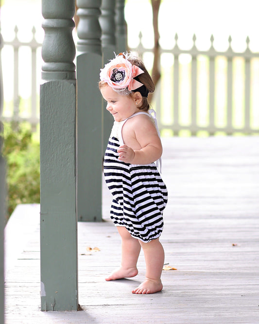 Striped Baby Toddler Romper- Baby Gift, Toddler Romper, Baby Gift, Toddler Gift, Toddler Outfit, Baby Outfit, Birthday Gift, Gift for her