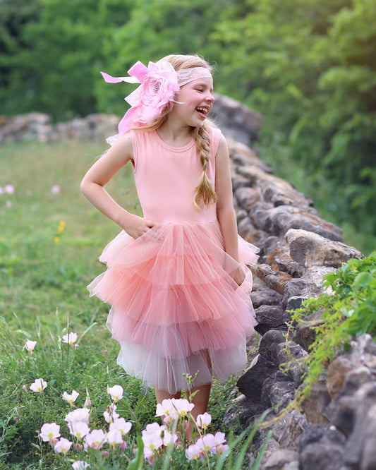 Tutu Dress in Pink Ombre