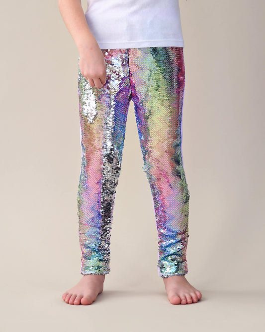 Flip Sequin Leggings in Pastels