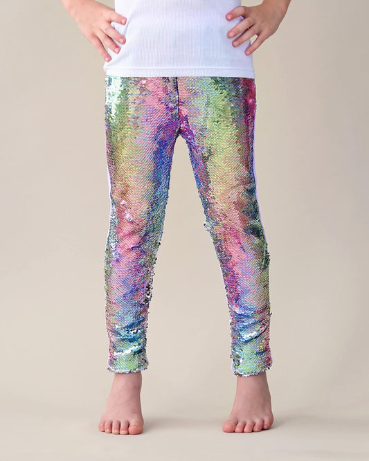 Flip Sequin Leggings in Pastels