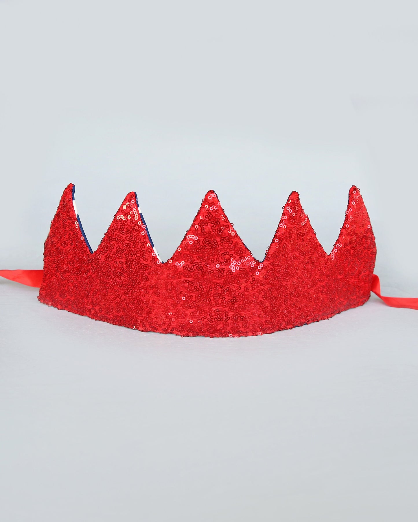 Red Dress Up Crown - Sequin Crown - Birthday Crown -  Red Sequin Crown - Red Crown - Fits all