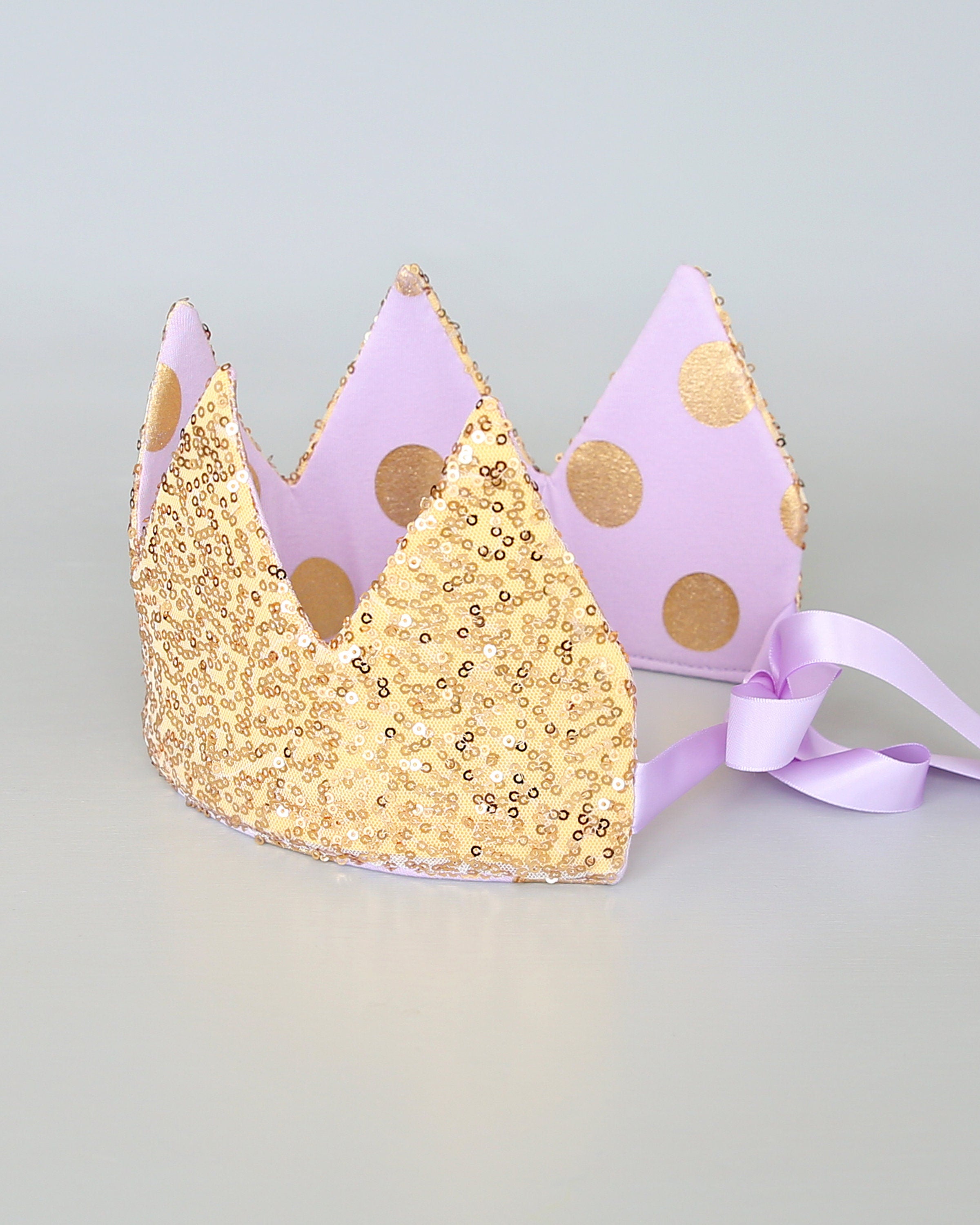 Lavender Dress Up Crown - Sequin Crown - Birthday Crown - Lilac and Go   Whitney Elizabeth