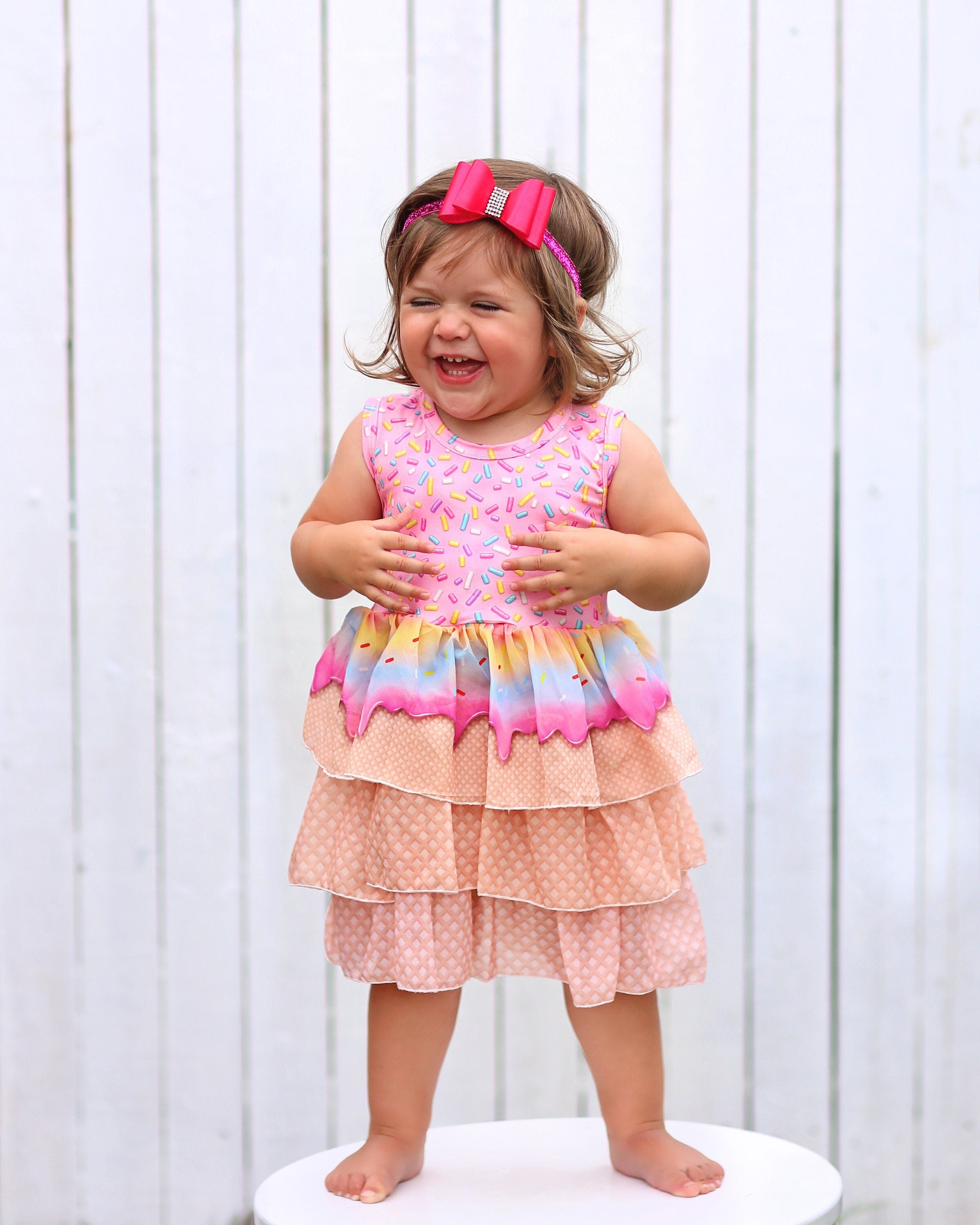 ice cream tutu dress I Scream You Scream Pink Dress