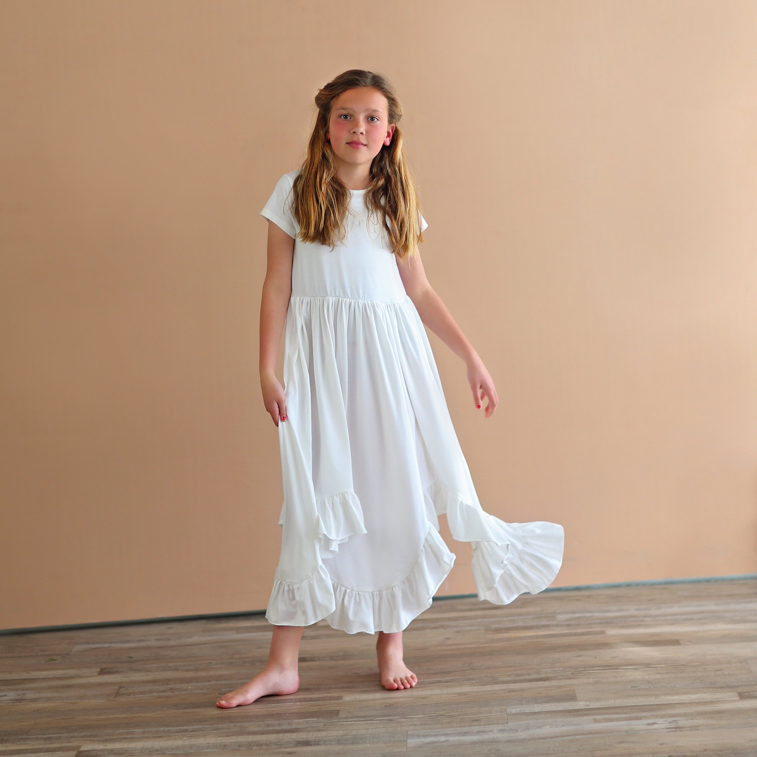 boho little white dress White Boho Mini Dress