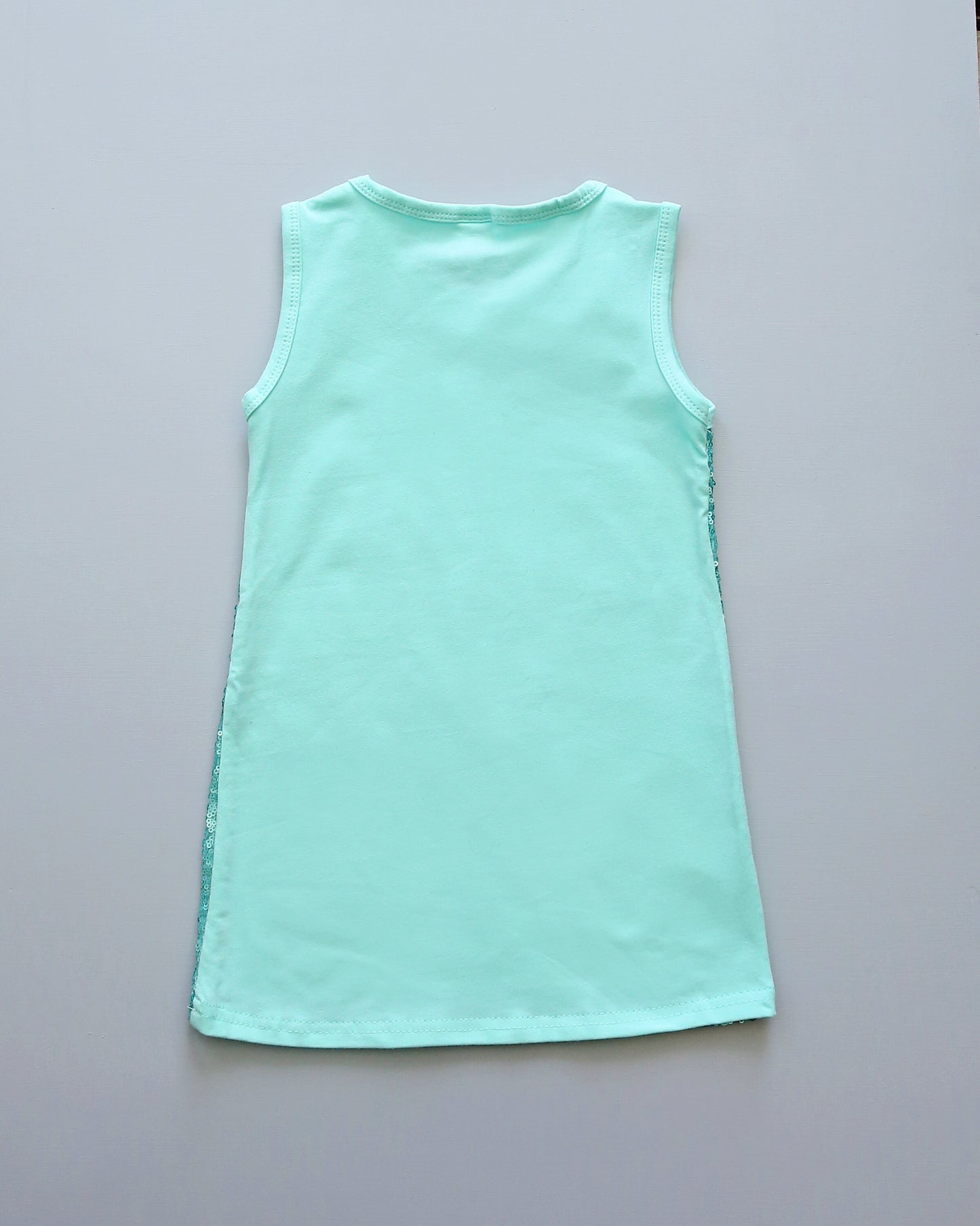 Aqua Sequin Dress - Aqua Sequin Tunic -Sequin Shift Dress - Birthday Dress - Party Dress - Sequin Tank Dress -  Aqua Dress