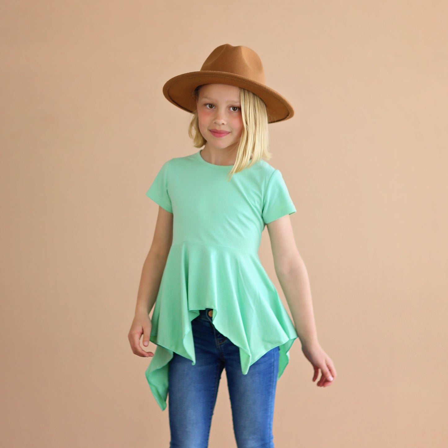 Mint Boho Shirt - Light Green High Low Shirt - Mint Green Shirt - Mint Green Tunic Shirt