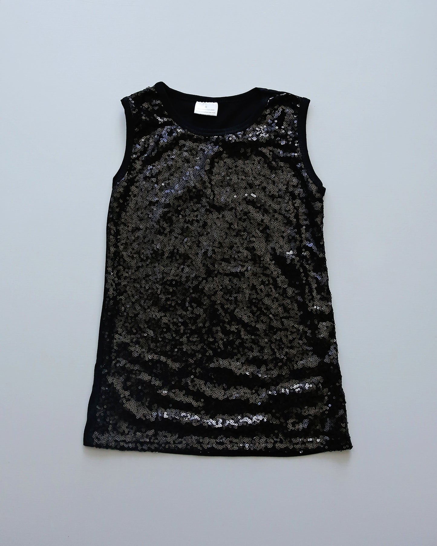 black sequin tank dress Sequin Tank Mermaid Dress