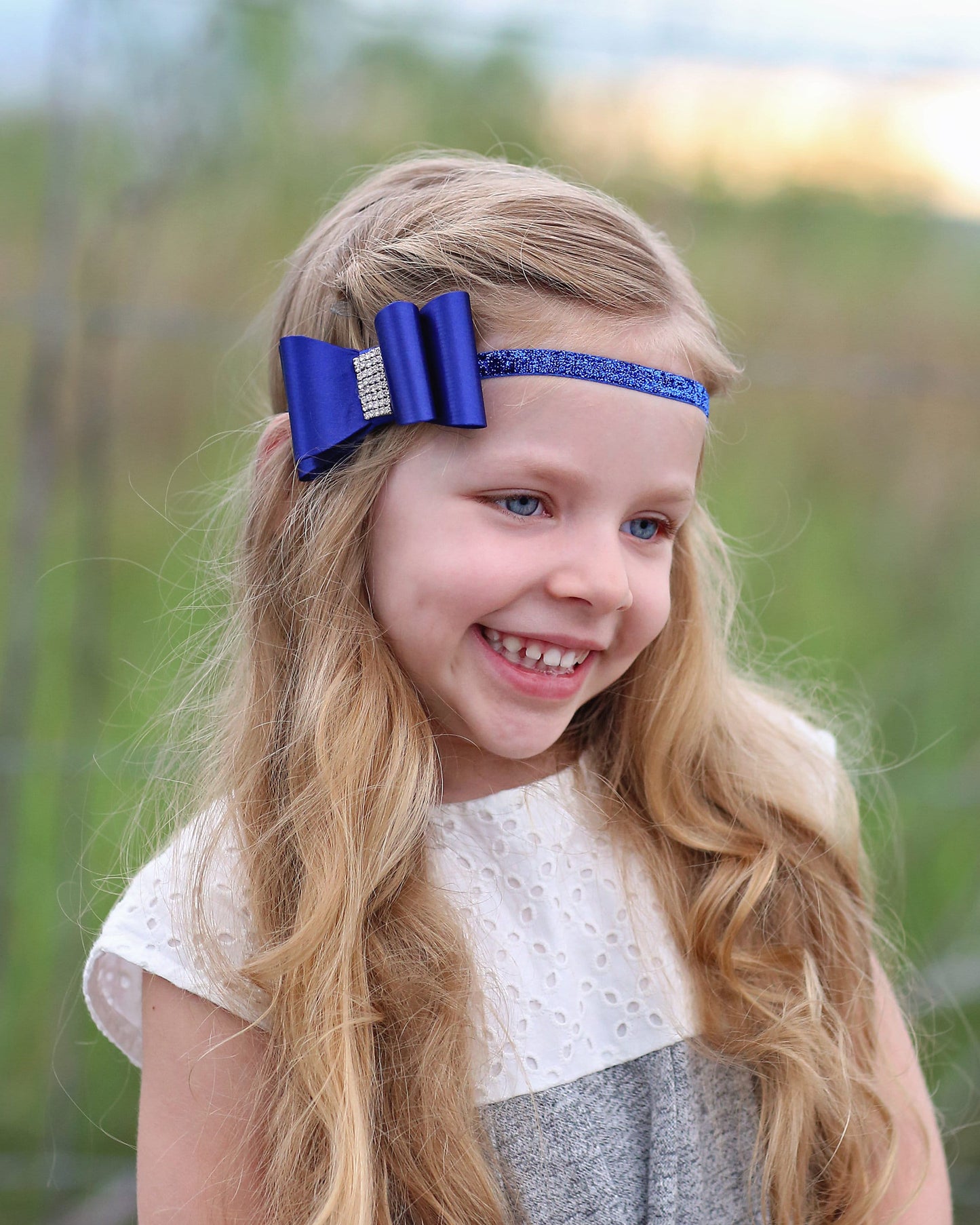 Satin Loop Bow Headband - Bow Headband - Loop Bow Headband - Pick your color