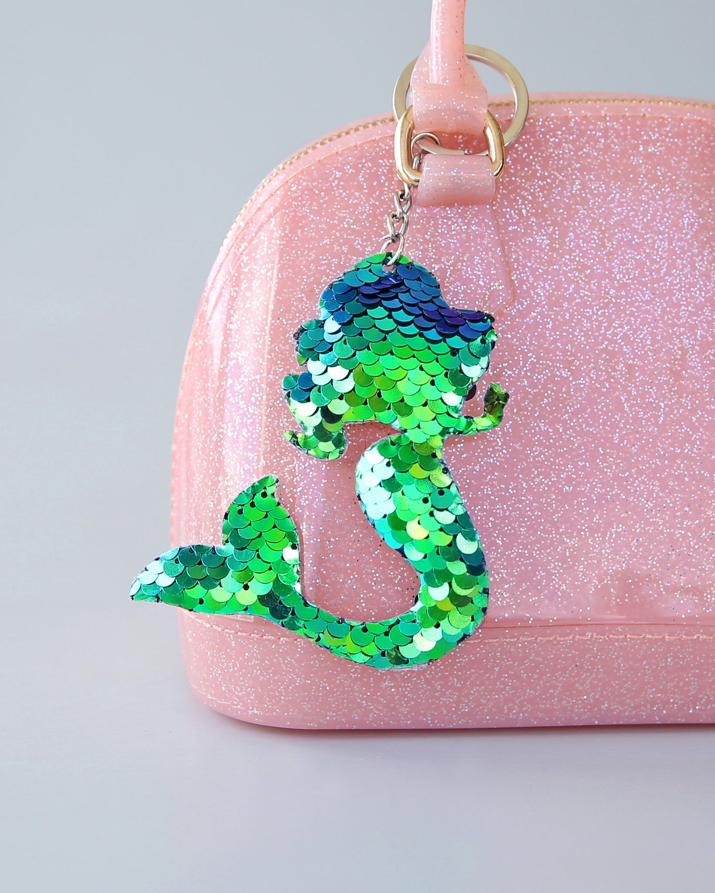 Mermaid Keychain - Mermaid Sequin Keychain -  Mermaid Rainbow Sequin Keychain - Mermaid Keychain - Rainbow Mermaid - Keychain Gift - Gift