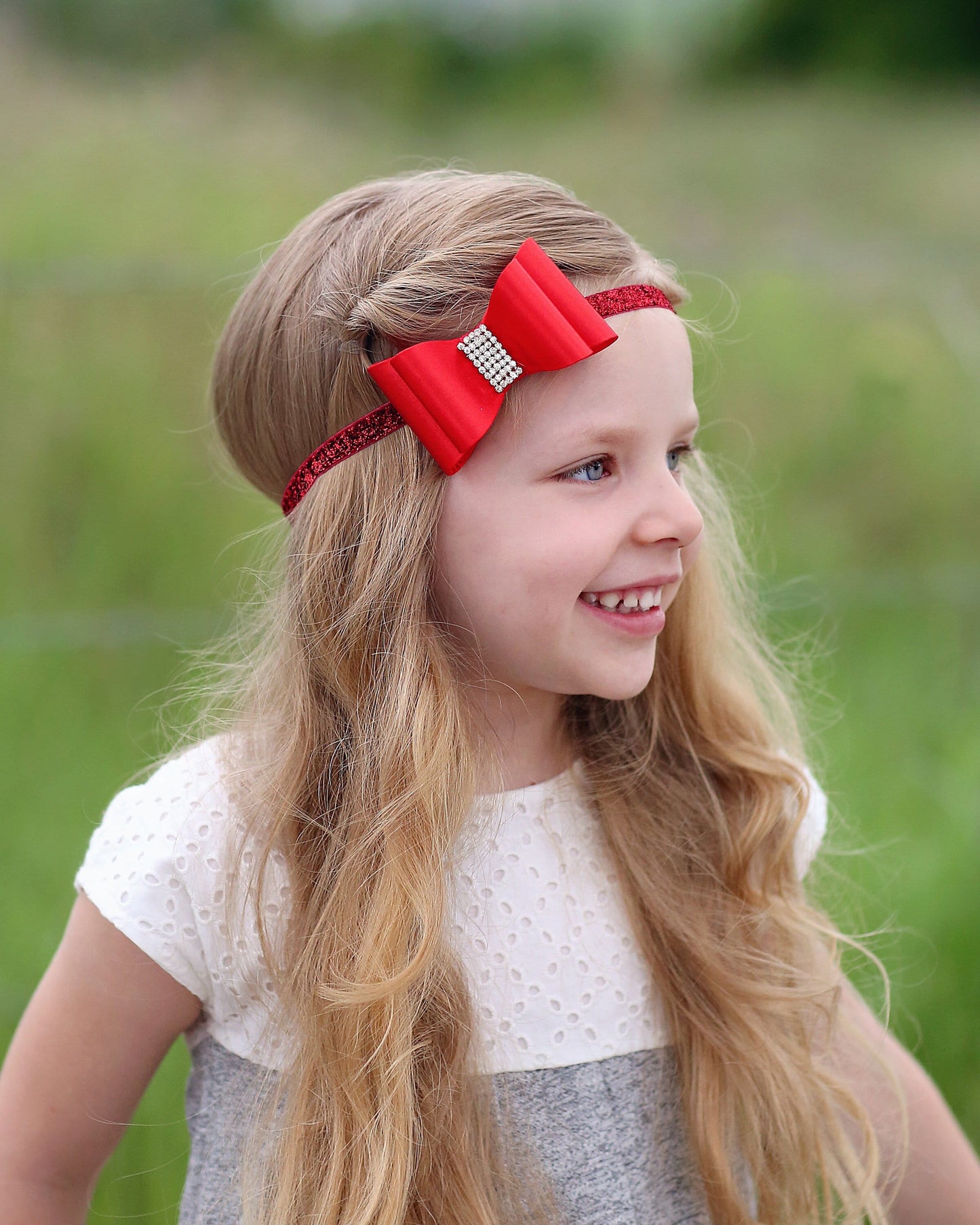 Satin Loop Bow Headband - Bow Headband - Loop Bow Headband - Pick your color
