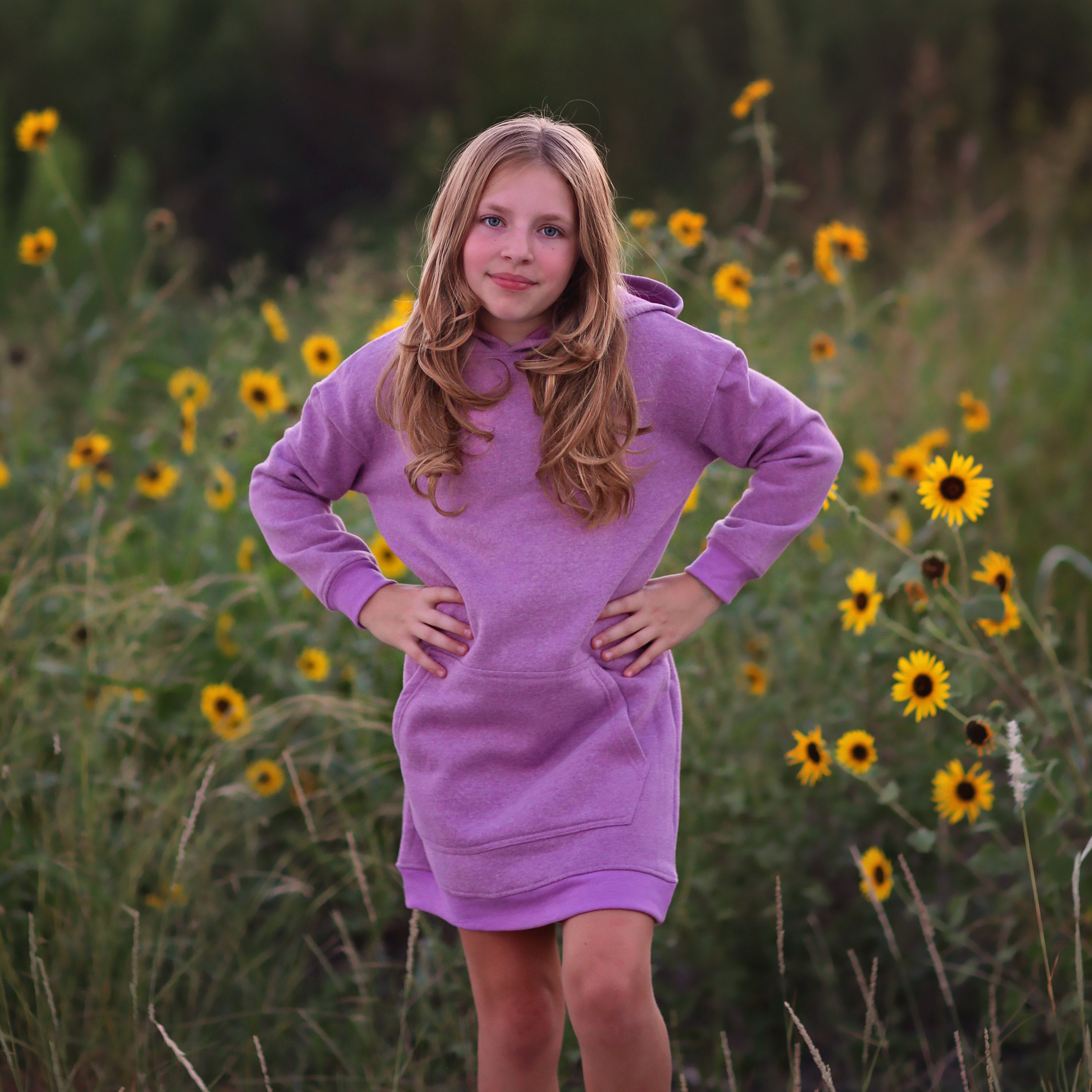Girls Lavender Hoodie Dress- purple hoodie, lavender hoodie dress, fal Girls Lavender Hoodie Dress- purple hoodie, lavender hoodie dress, fal