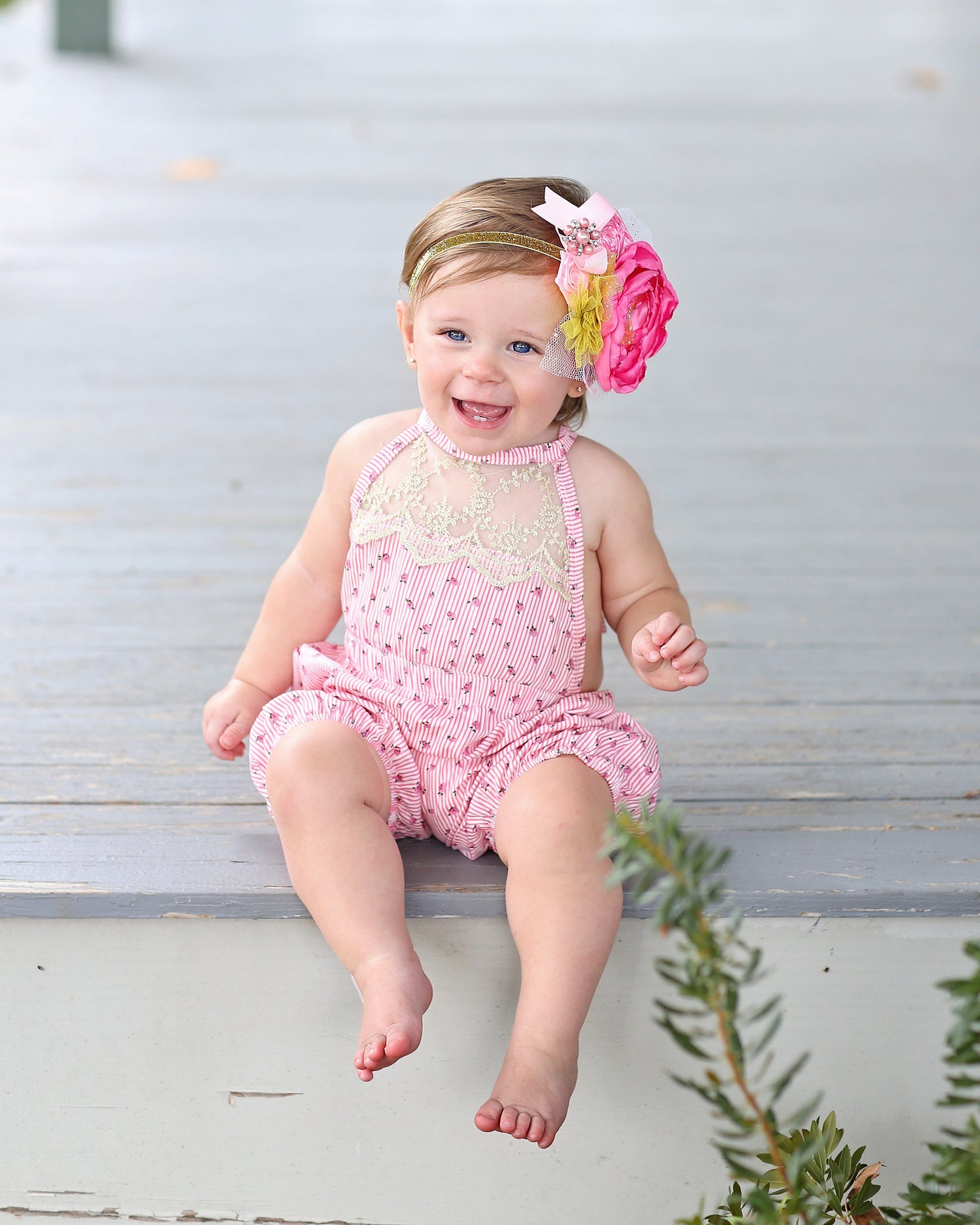 Pink Floral Baby Toddler Romper- Baby Gift, Toddler Romper, Baby Gift, Toddler Gift, Toddler Outfit, Baby Outfit, Girl Birthday Gift, Baby